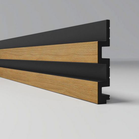 Реечная панель из ПВХ Comfort 3D-Prof XL 100 Дуб имперский - 2,95м